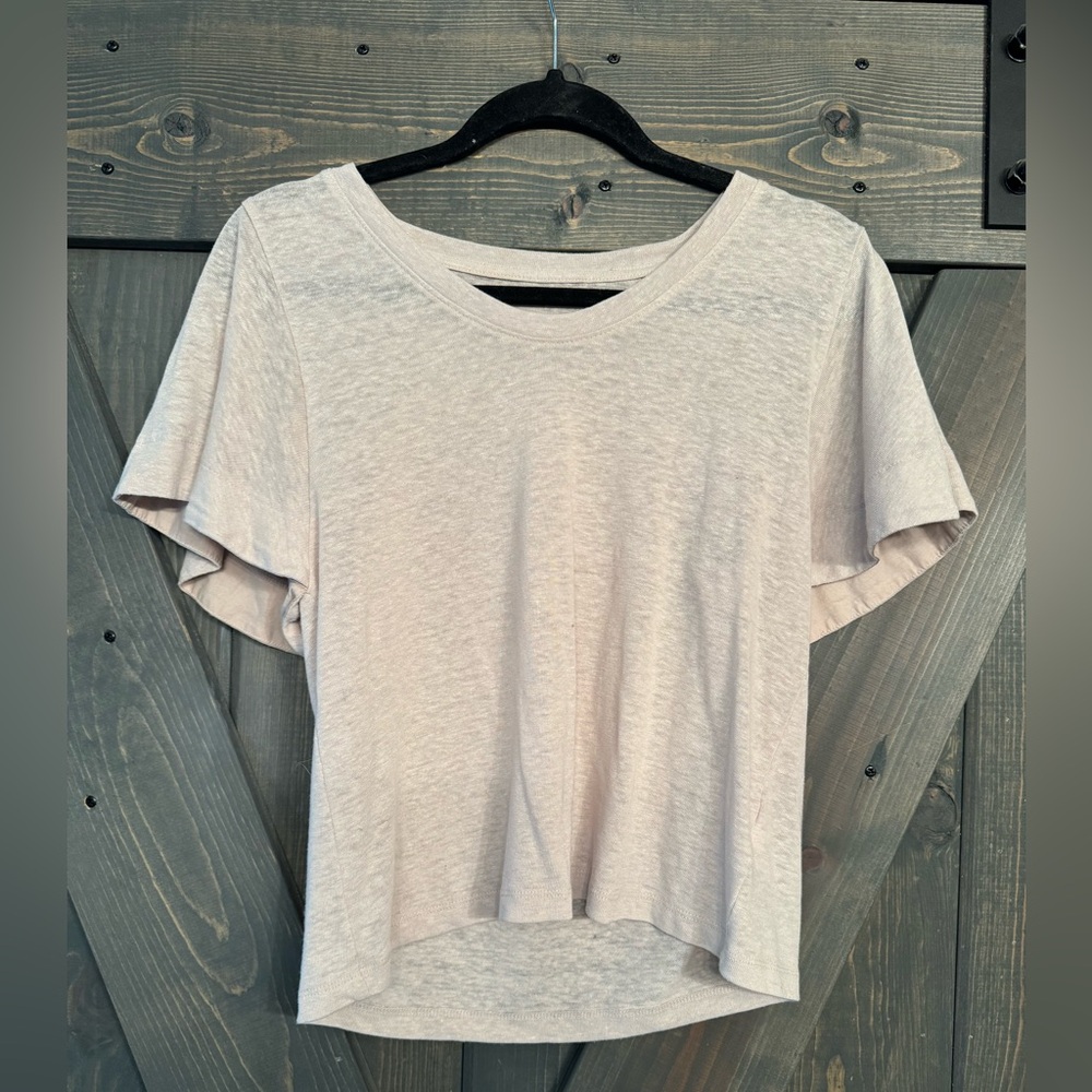 A new day cropped tee